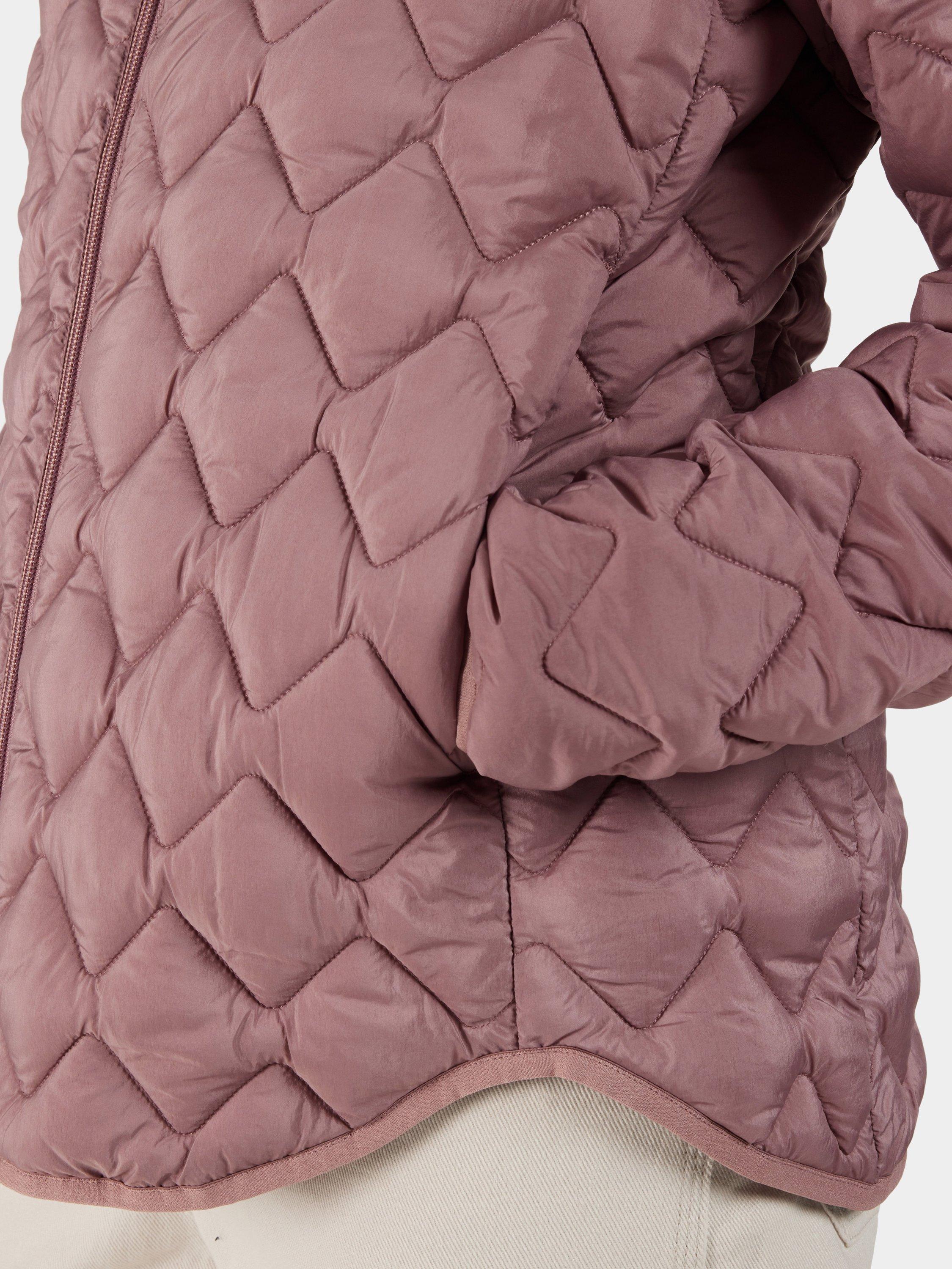 Product image 6 of 9, which shows Didriksons Evelyn Quilted Water Repellent Jacket, Faded Wine, 8