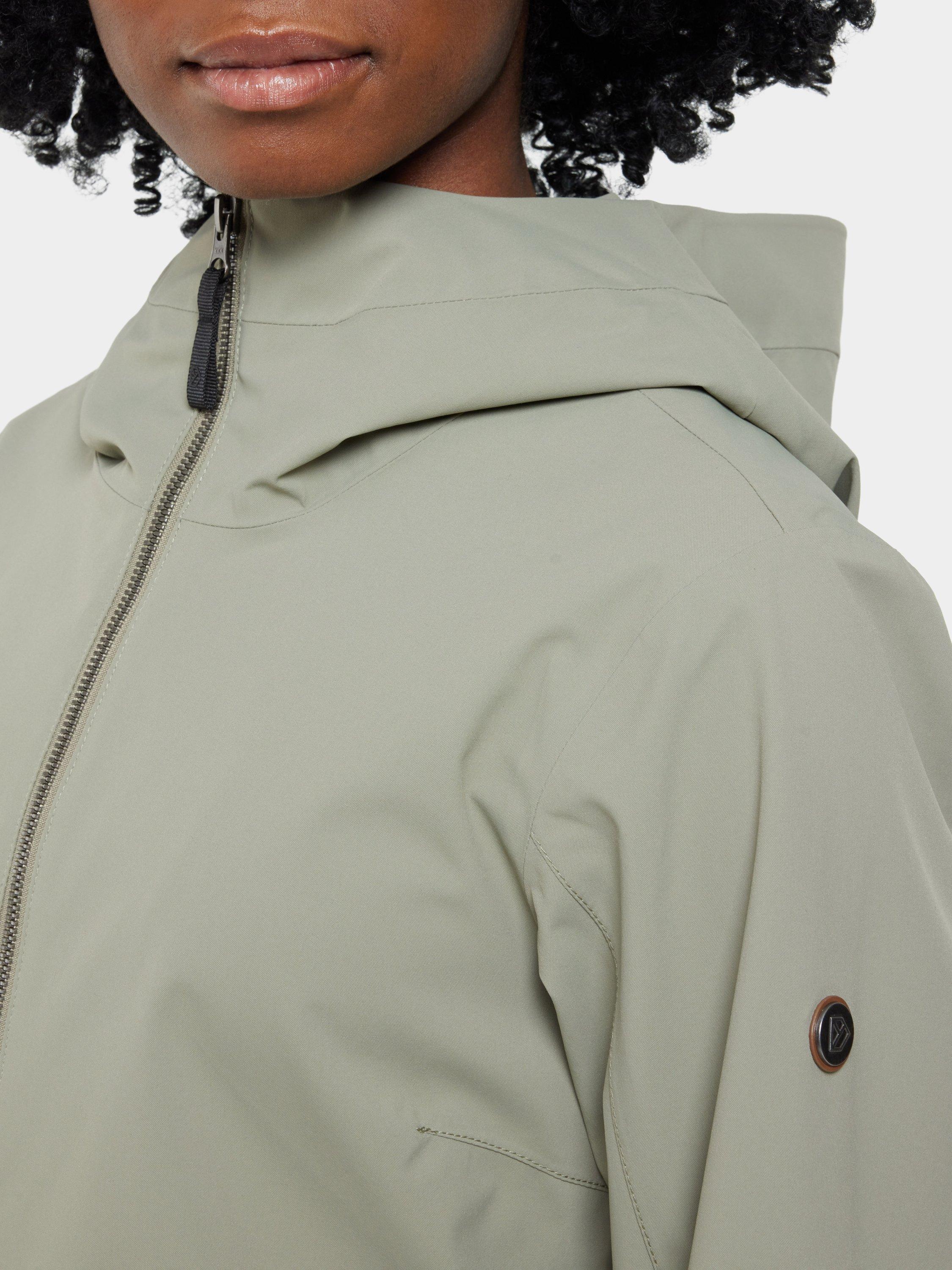 Product image 7 of 10, which shows Didriksons Folka Windproof & Waterproof Parka, Mistel Green, 8