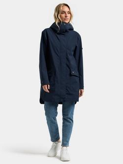 Didriksons Gwen Windproof & Waterproof Parka - view 2, Dark Night Blue