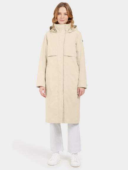 Didriksons Isolde Waterproof & Windproof Parka - view 2, Clay Beige