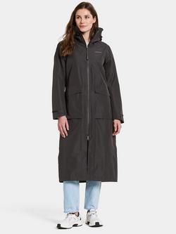 Didriksons Nadja Long Water & Windproof Parka - view 2, Black
