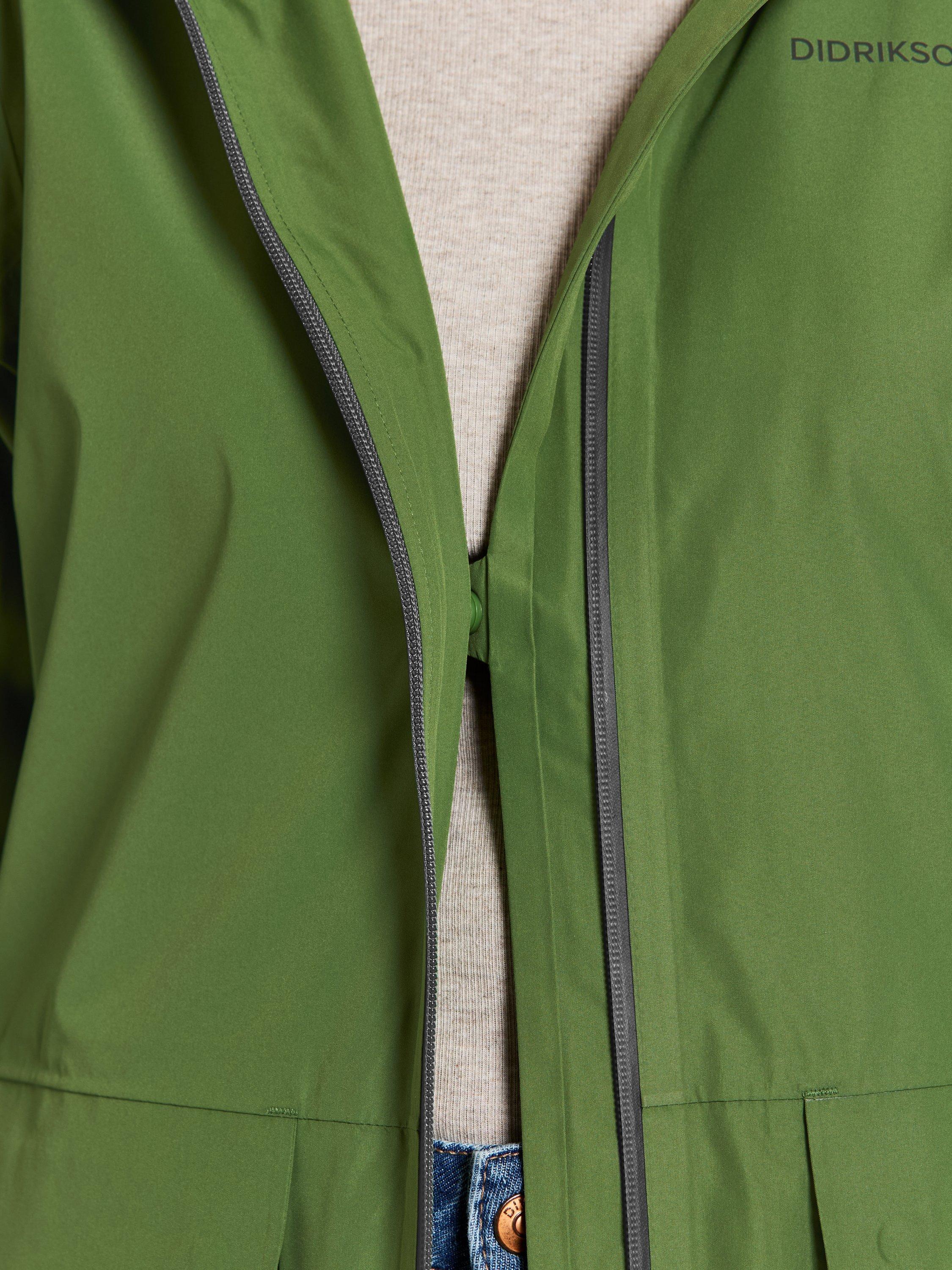Product image 7 of 10, which shows Didriksons Nadja Long Water & Windproof Parka, Velvet Green, 8