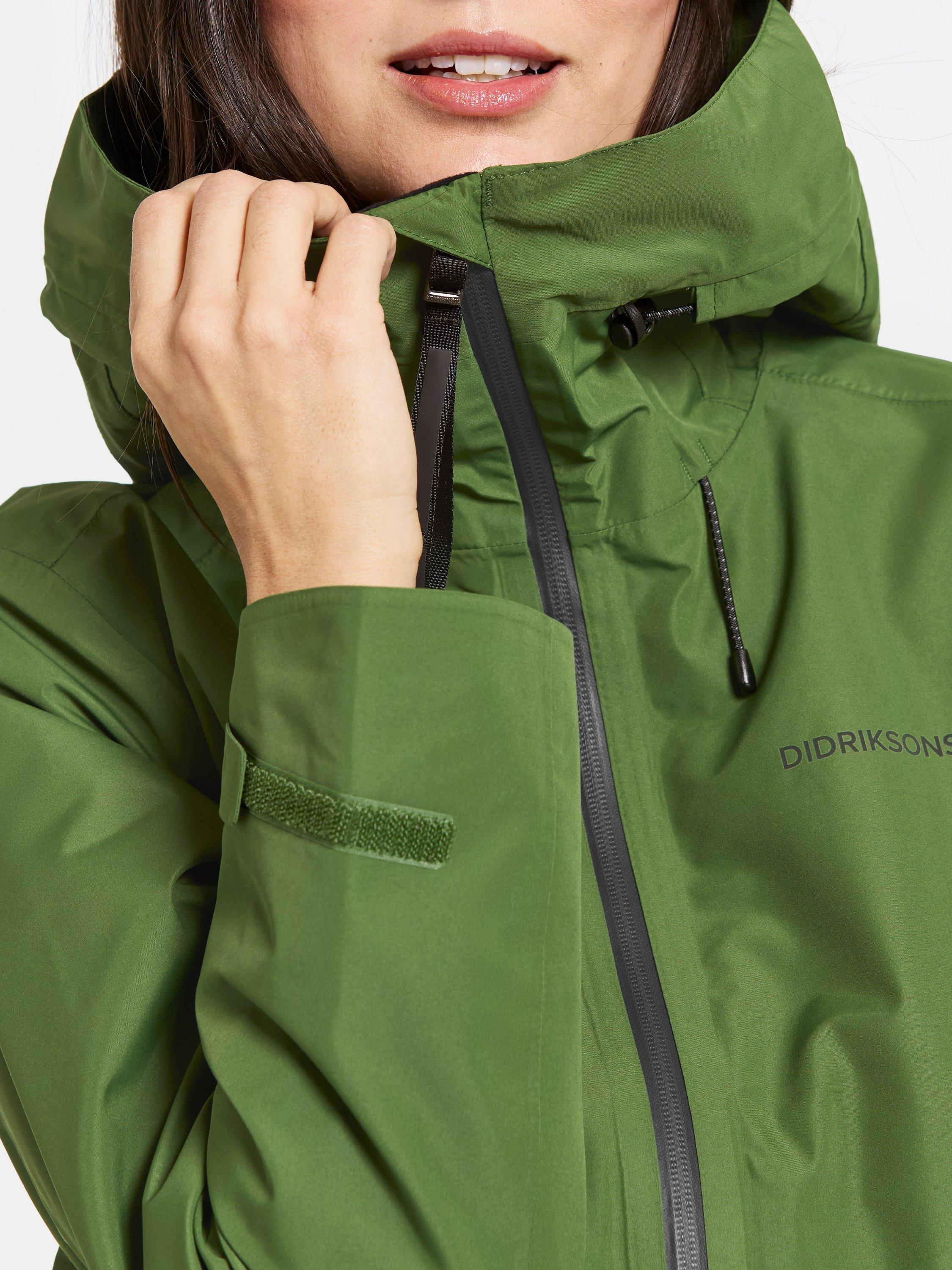 Product image 8 of 10, which shows Didriksons Nadja Long Water & Windproof Parka, Velvet Green, 8