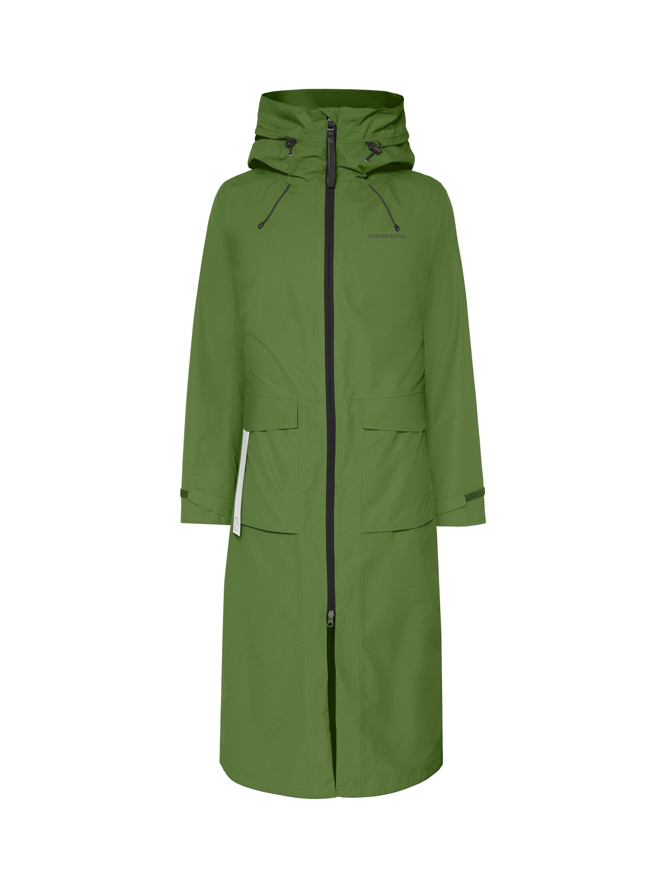 Product image 10 of 10, which shows Didriksons Nadja Long Water & Windproof Parka, Velvet Green, 8