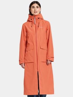 Didriksons Nadja Long Water & Windproof Parka, Brique Red