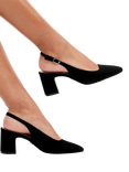 Carvela Sofia Slingback Court Shoes, Black
