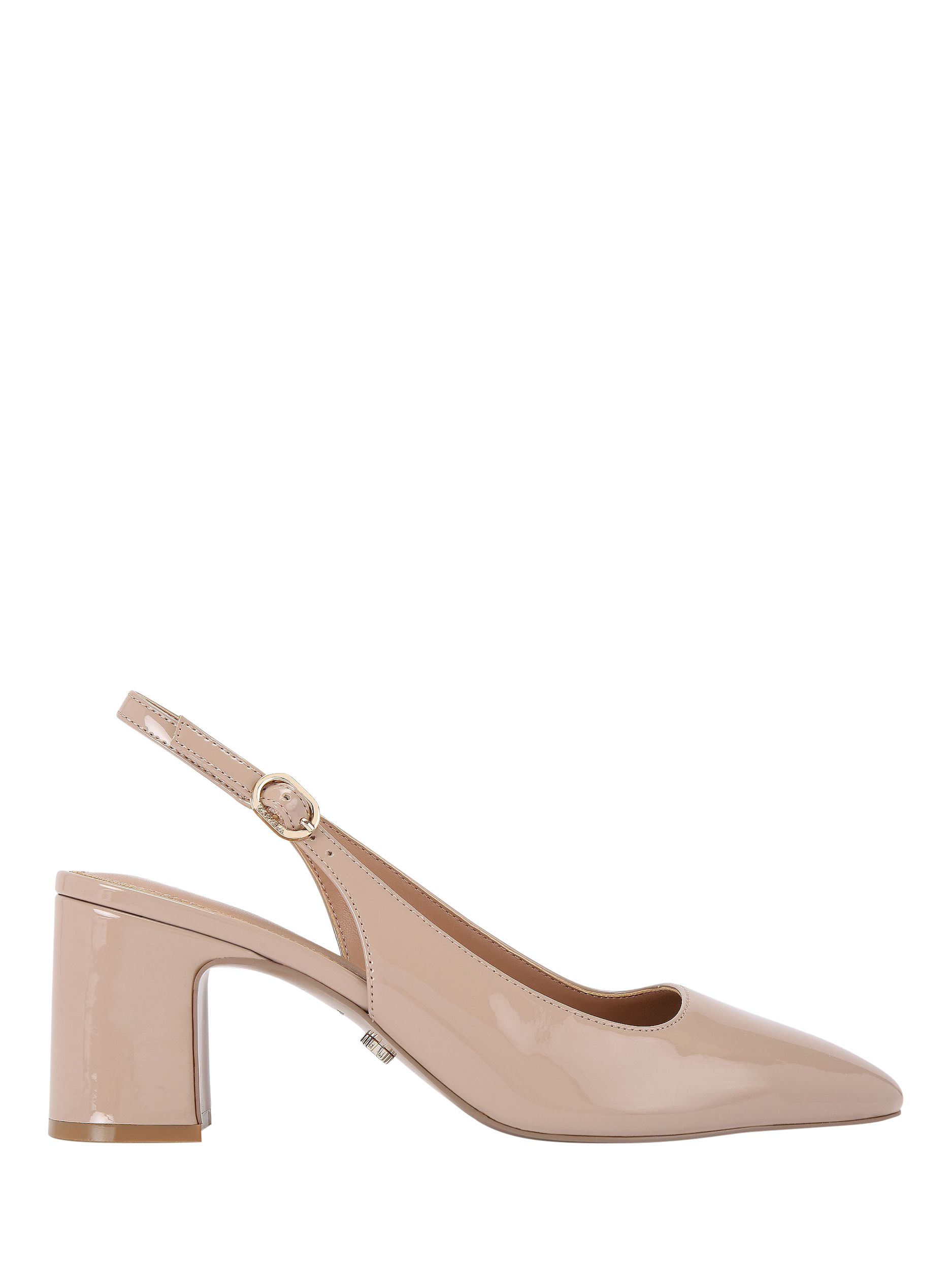 Carvela Sofia Patent Slingback Court Shoes, Taupe