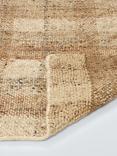 John Lewis Checkered Pure Jute Rug, Natural