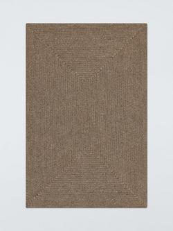 John Lewis Braided Jute Blend Rug, Natural, Natural