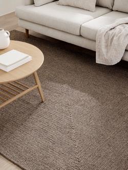 John Lewis Braided Jute Blend Rug, Natural - view 2, Natural