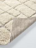 John Lewis Low Pile Berber Pure Wool Rug, White