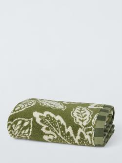John Lewis x Sanderson Cantaloupe Towels, Forest Green