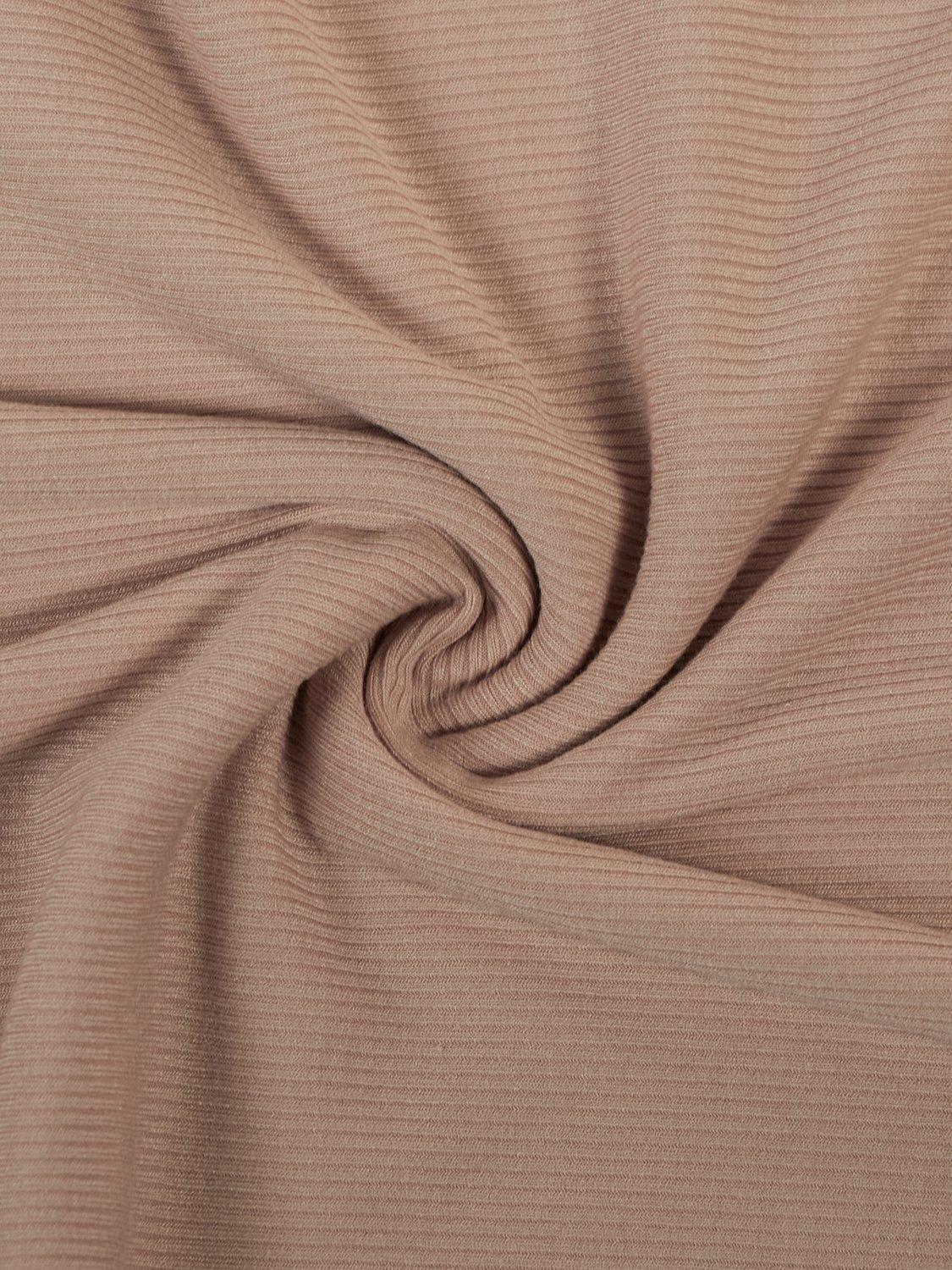 Product image 2 of 3, which shows Aab Cotton Rich Ribbed Hijab, Natural Nude, One Size