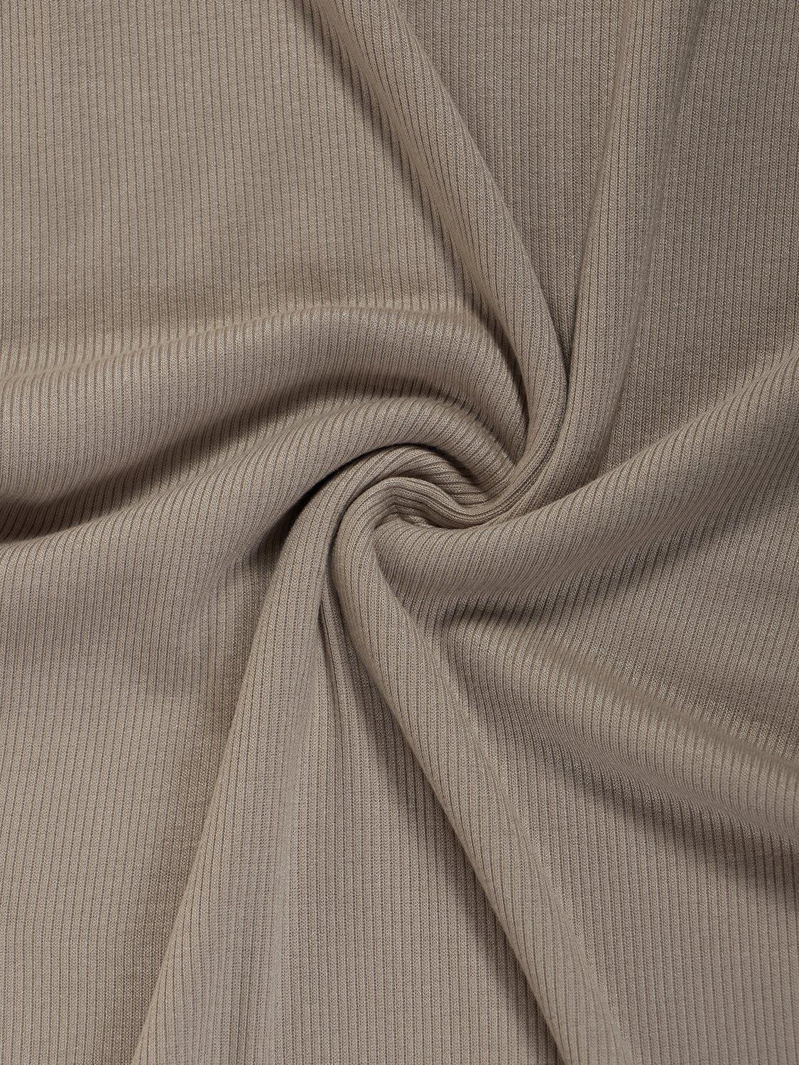 Product image 2 of 3, which shows Aab Cotton Rich Ribbed Hijab, Natural Taupe, One Size