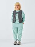 John Lewis Kids' Borg Gilet, Grey