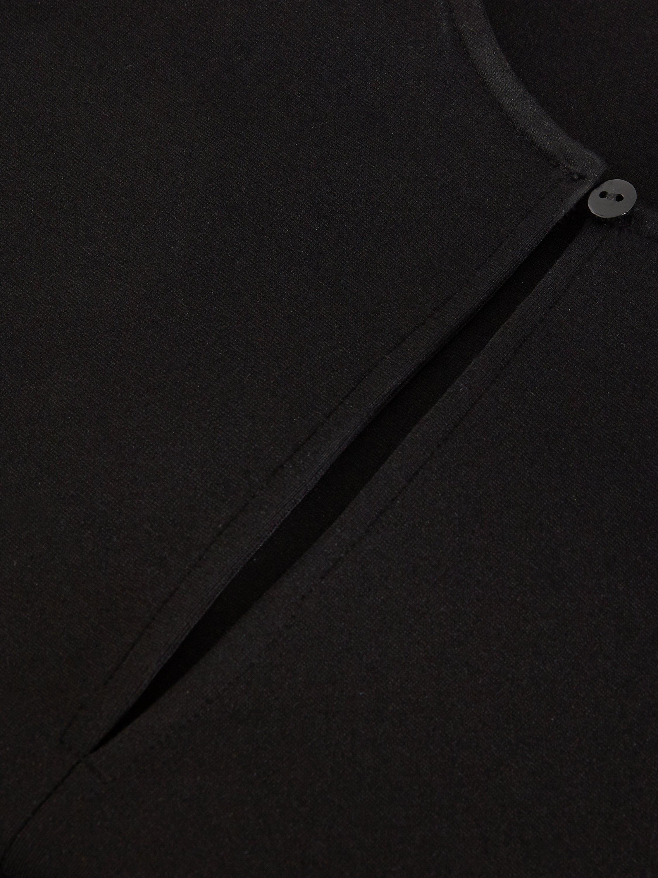 Product image 6 of 9, which shows Phase Eight Jenny Mix Woven Dress, Black, 10