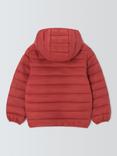 John Lewis Kids' Quilted Packaway Jacket, Chilli Oil