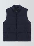 John Lewis Kids' Ripstop Quilted Gilet, Navy