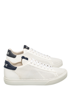 CLAE Bradley Knit Trainers - view 2, White/Navy