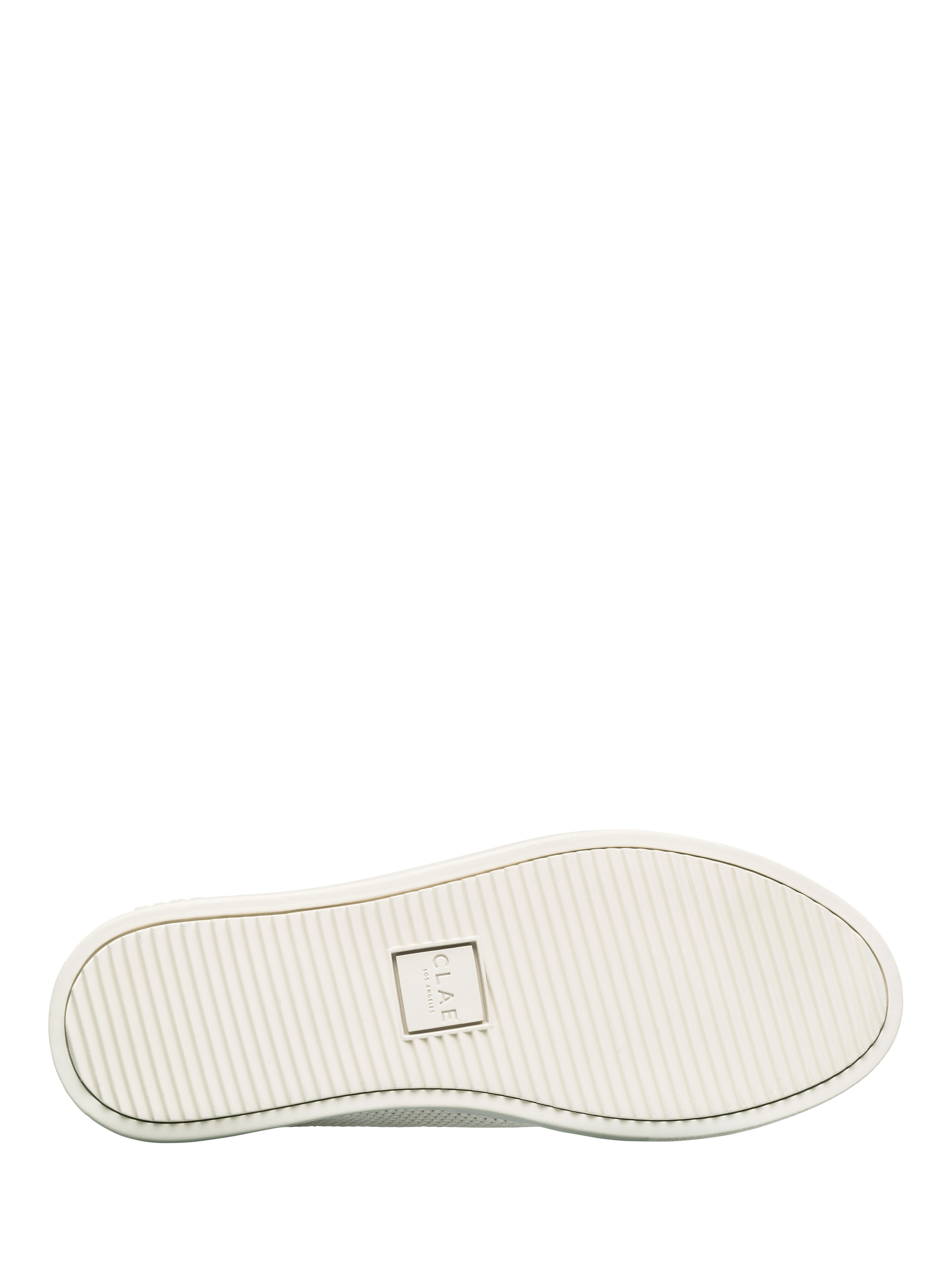 Product image 5 of 5, which shows CLAE Bradley Knit Trainers, White/Navy, 4