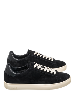 CLAE Bradley Leather Court Trainers, Black - view 2, Black