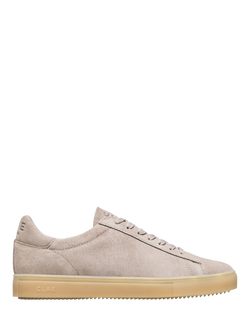 CLAE Bradley Leather Court Trainers, Cashmere, Cashmere