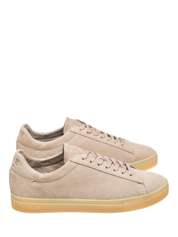 CLAE Bradley Leather Court Trainers, Cashmere - view 2, Cashmere