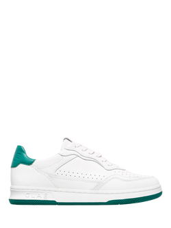 CLAE Haywood Leather Trainers, Off White/Galapagos, Off White/Galapagos