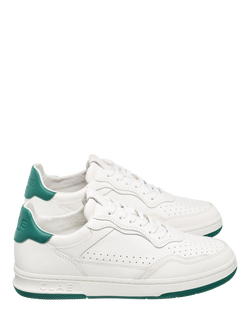 CLAE Haywood Leather Trainers, Off White/Galapagos - view 2, Off White/Galapagos