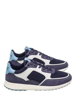 CLAE Joshua Mesh Trainers, Navy/Quiet Grey - view 2, Navy/Quiet Grey