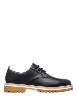 CLAE Logan Leather Derby Shoes, Antique Black