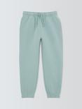 John Lewis Kids' Jersey Tapered Joggers, Light Blue