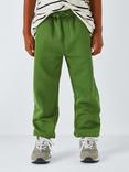 John Lewis Kids' Tapered Jersey Joggers, Green
