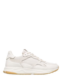 CLAE Zuma Leather Mesh Trainers, Off White/Gum, Off White/Gum