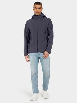 Didriksons Basil Windproof Waterproof Jacket, Black - view 2, Dark Night Blue