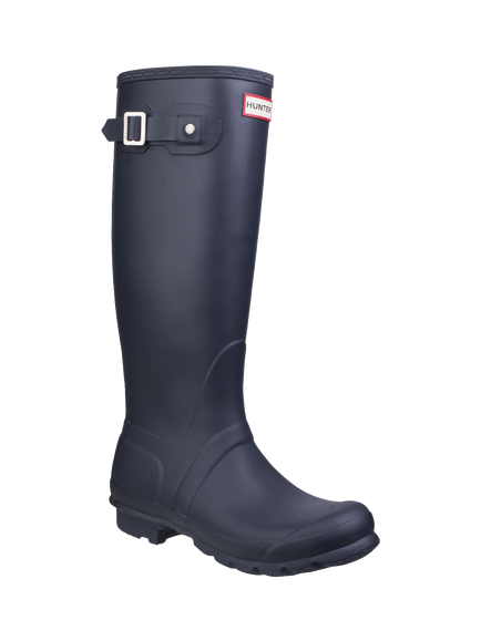 Hunter Original Tall Wellington Boots - view 2, Navy
