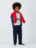 John Lewis Kids' Bike Park Photograph Top, Navy