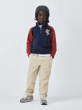 John Lewis Kids' Space 1/2 Zip Sweater, Blue Navy