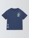 John Lewis Kids' Blue Graphic T-Shirt, Navy