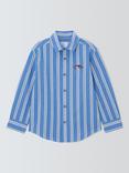 John Lewis Stripe Car Shirt, Nebulas Blue
