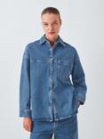 John Lewis Cotton Denim Overshirt