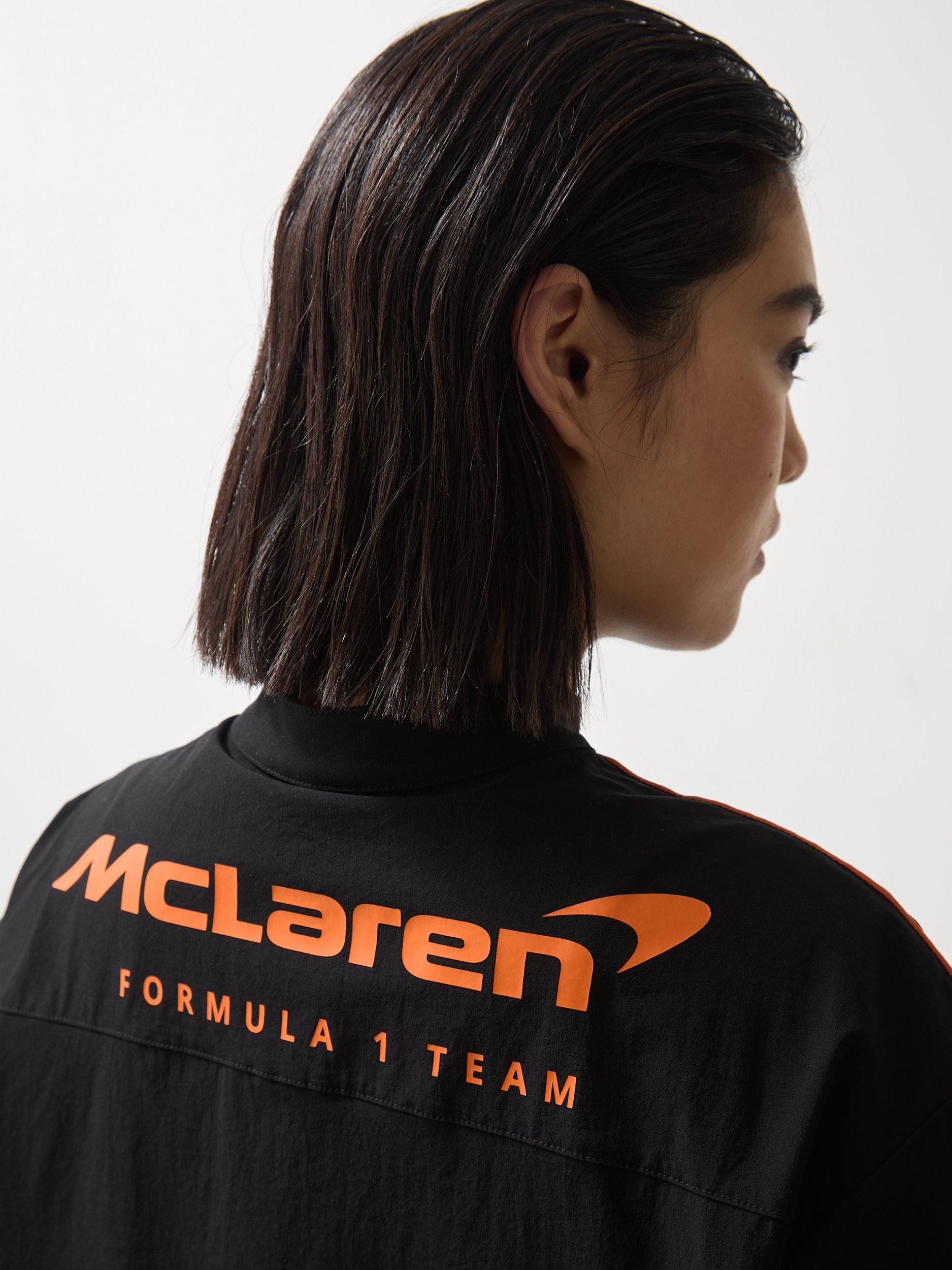 Product image 5 of 5, which shows Reiss x McLaren Printed Short Jacket, Black, L