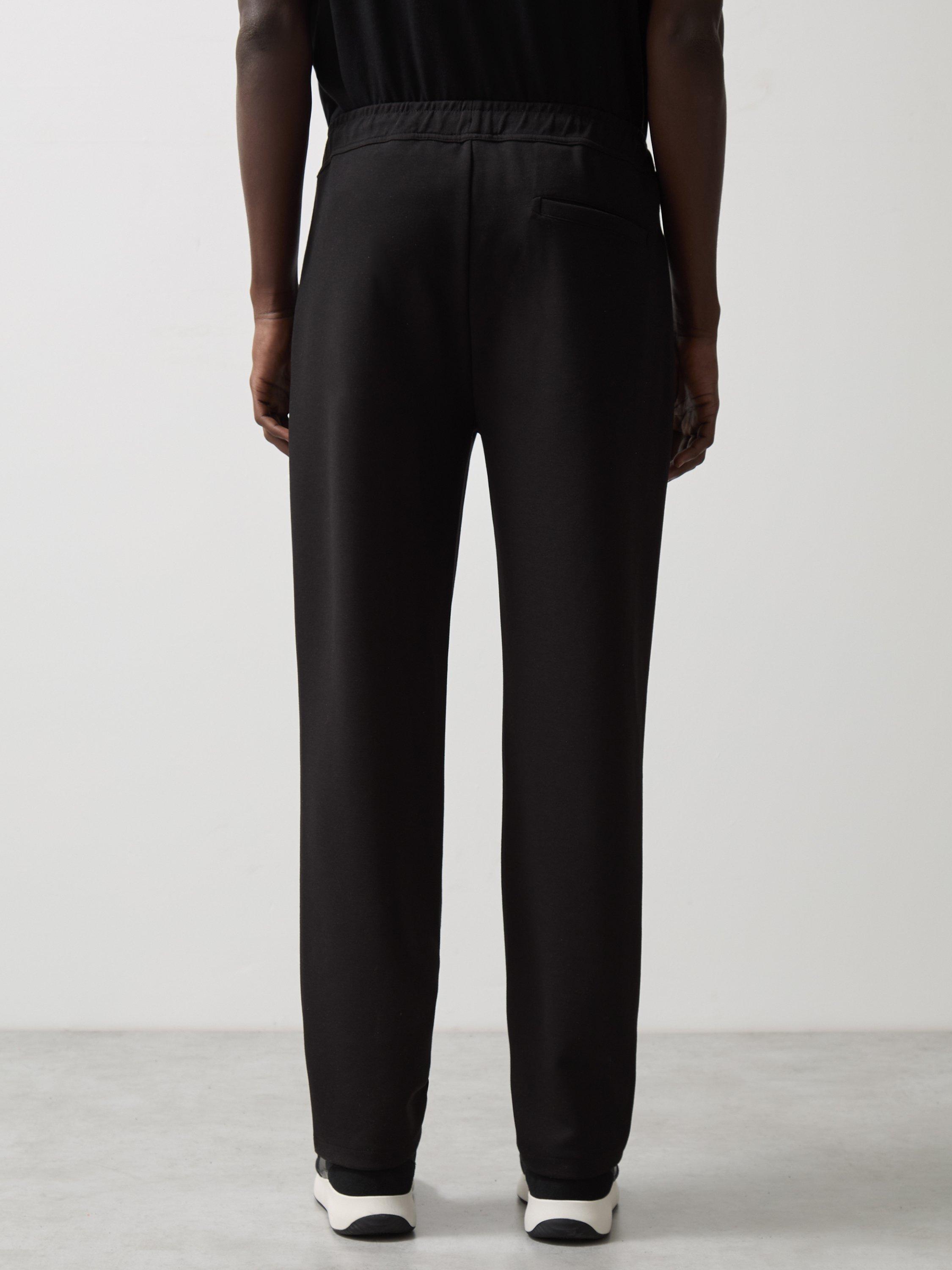 Product image 3 of 5, which shows Reiss x McLaren Borough Interlock Joggers, Black, XS