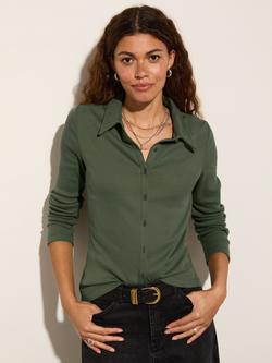 Baukjen Susan Organic Cotton Shirt, Light Khaki