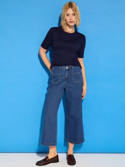 Baukjen Liljana Slim Fit T-Shirt, Classic Navy - view 2, Classic Navy