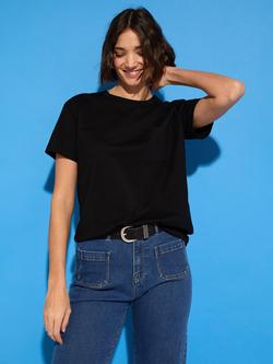 Baukjen Essential Cotton T-Shirt, Caviar Black, Caviar Black