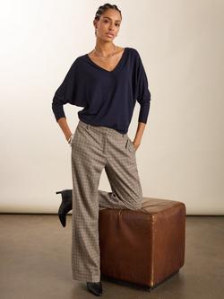 Baukjen Ella V-Neck Top, Classic Navy - view 2, Classic Navy