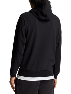 Lyle & Scott Diagonal Interlock Hooded Zip Through Jacket, Lacquer - view 2, Lacquer