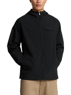 Lyle & Scott Hooded Shell Jacket, Jet Black, Jet Black