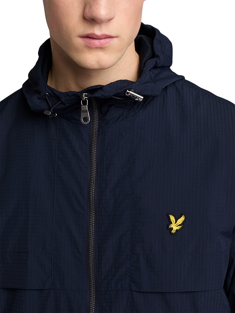 Product image 5 of 5, which shows Lyle & Scott Lightweight Ripstop Jacket, Dark Navy, XS